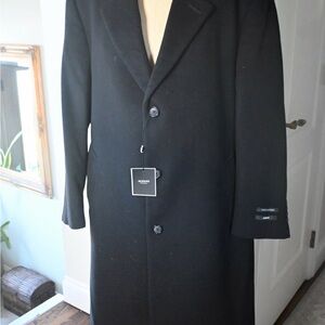 Alfani Men's Classic Black Trench Coat